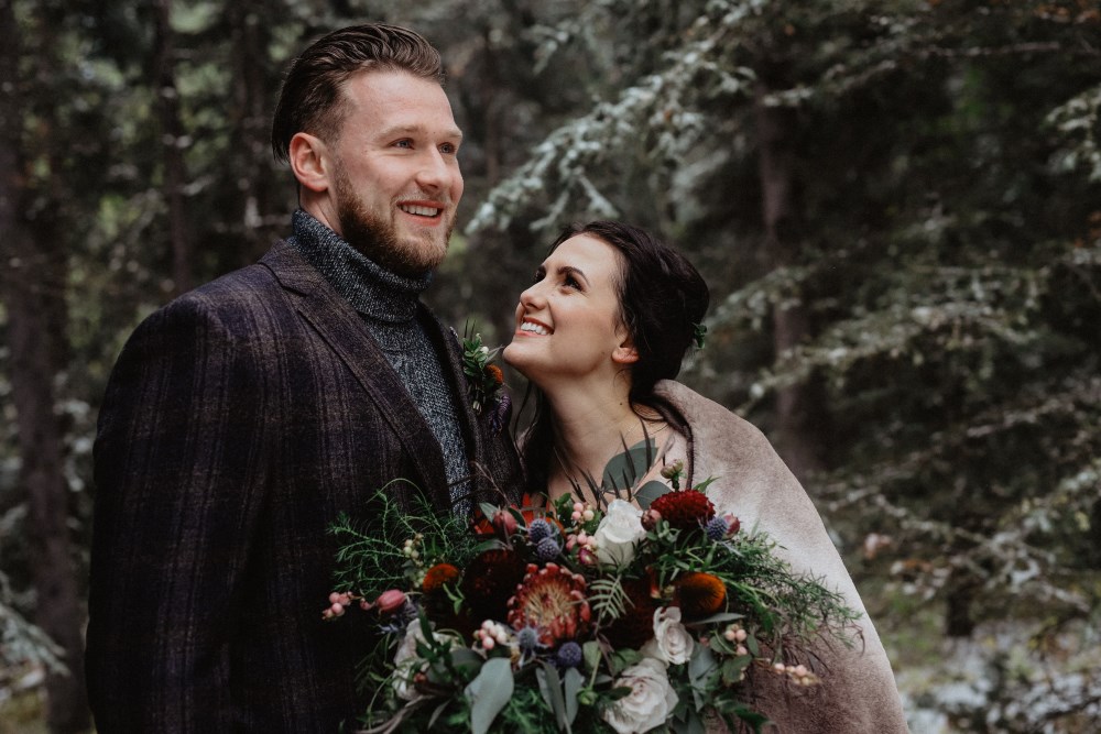 Main picture: Sunrise wedding in the Rockies - Styled Wedding Shoot